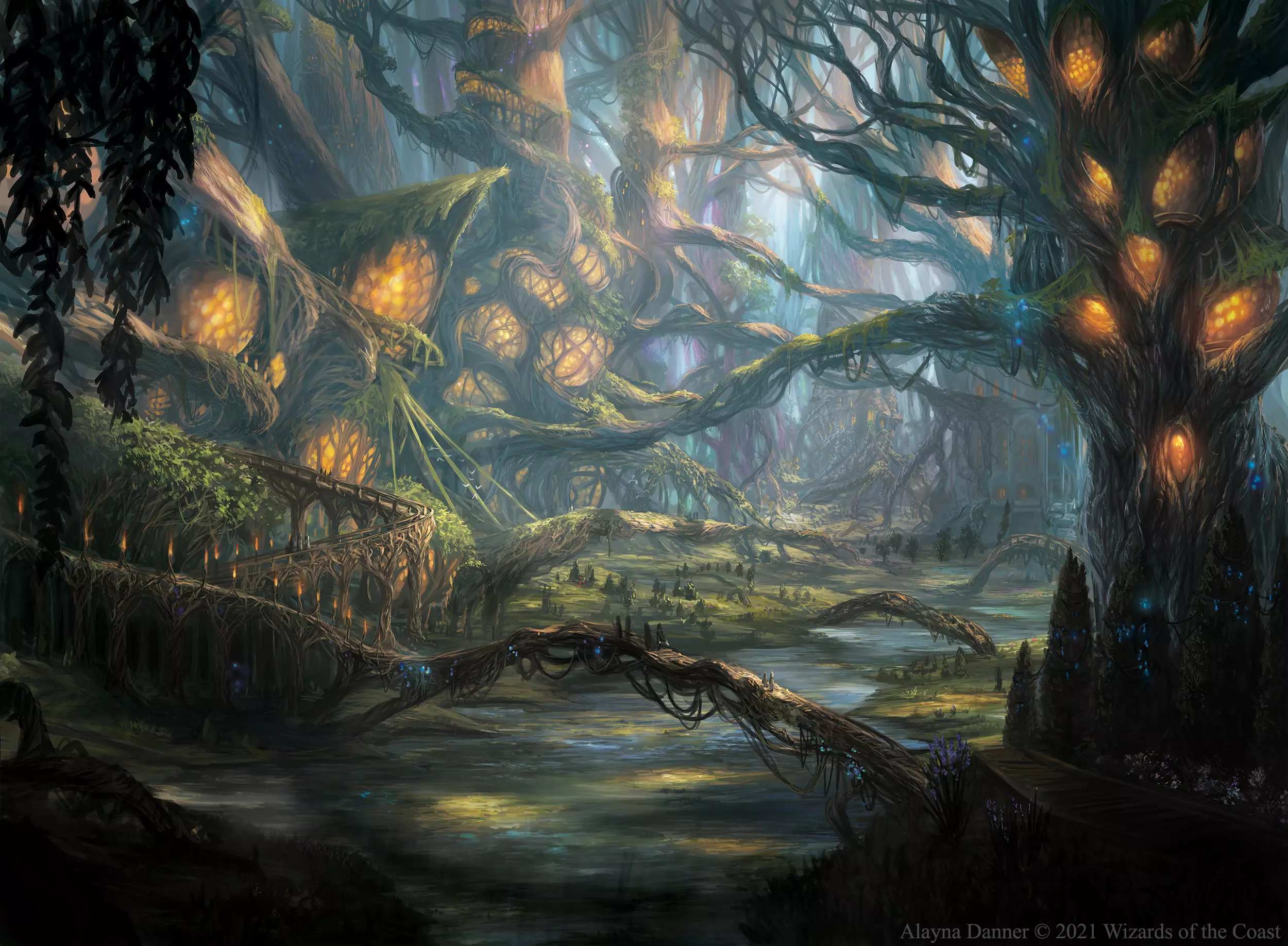 Witherbloom Campus card artwork from Magic: The Gathering